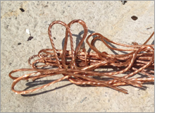 ピカ線(特一号銅線・ピカ銅/断面直径1.3mm以上)